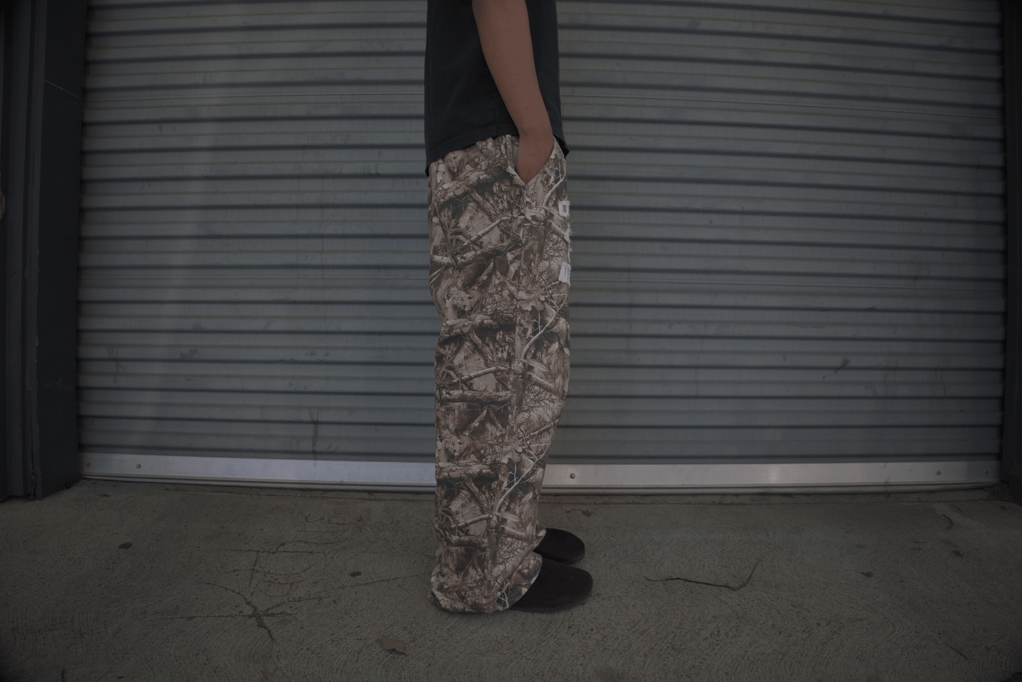 Camo Collegiate Baggy Sweatpants