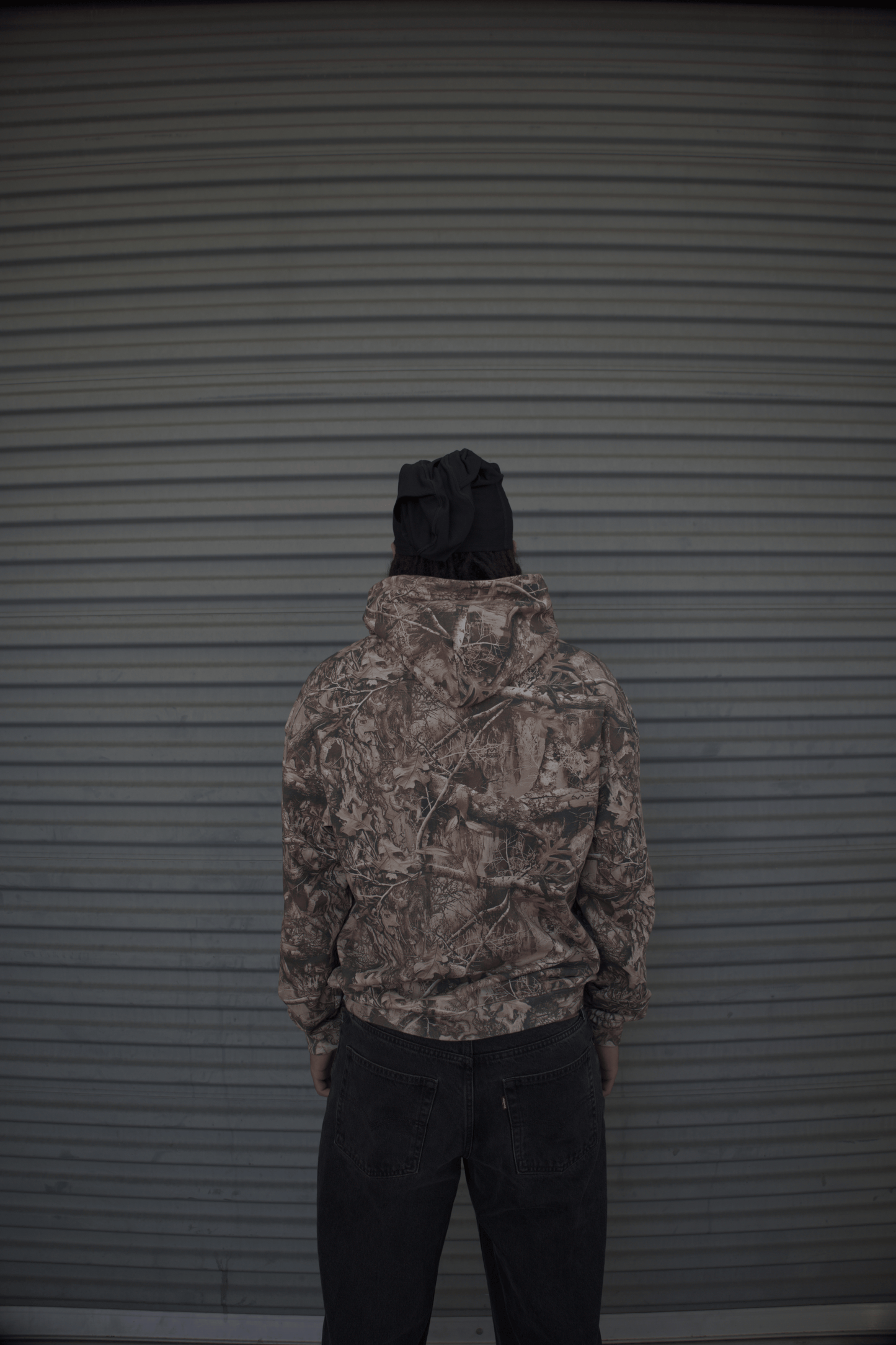 Camo Collegiate Boxy Hoodie