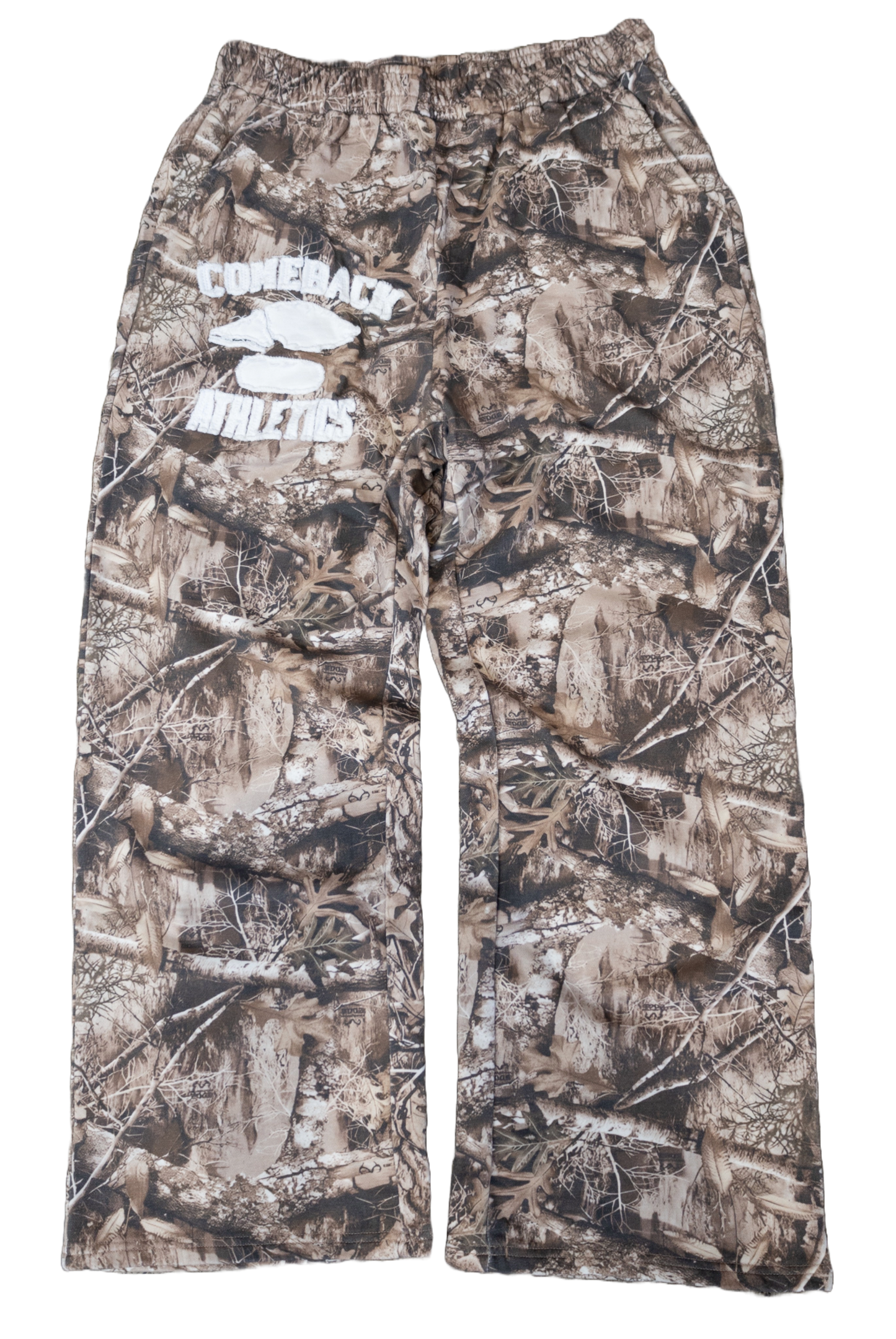 Camo Collegiate Baggy Sweatpants