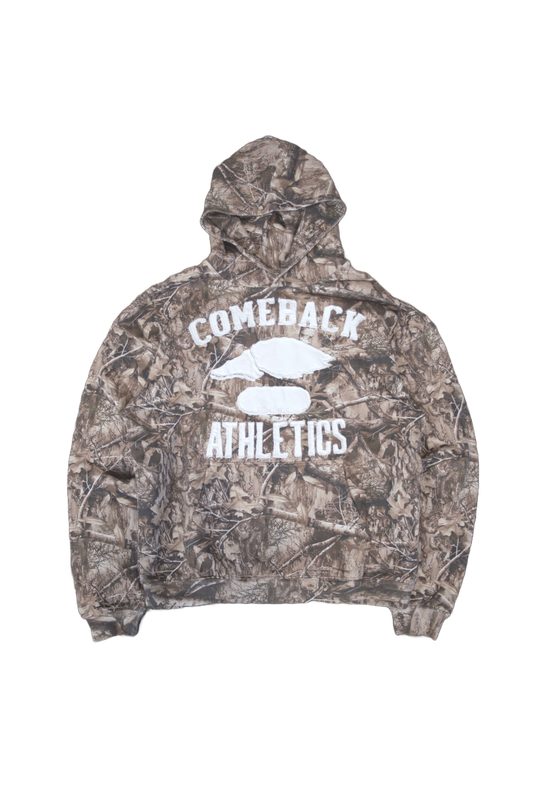 Camo Collegiate Boxy Hoodie